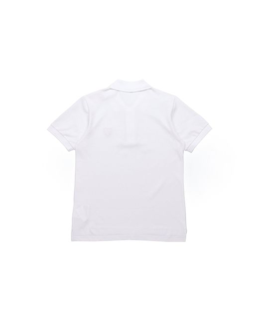 COMME DES GARÇONS PLAY White (Wmns) Polo Emblem