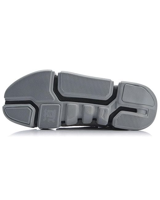 Li-ning Gray Ace Running Shoes for men