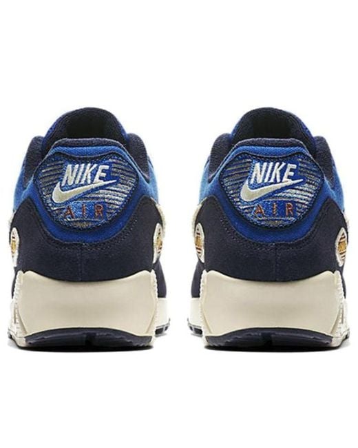 Nike Blue Air Max 90 Premium Se 'Game Royal Light Cream' for men