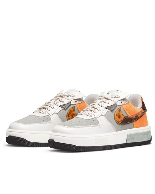 Nike White (Wmns) Air Force 1 Fontanka 'Tortoise Shell'