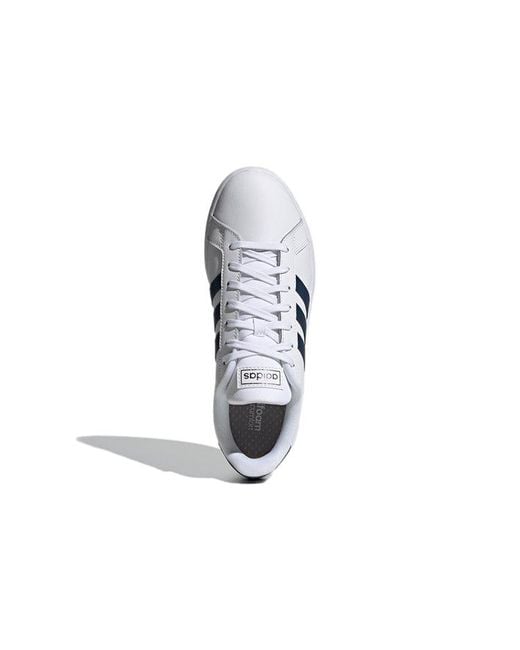 Adidas Blue Grand Court Crew Gum' for men
