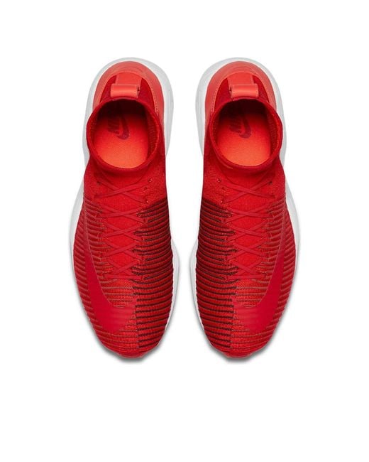 Nike Red Zoom Air Mercurial Xi Flyknit 'University' for men