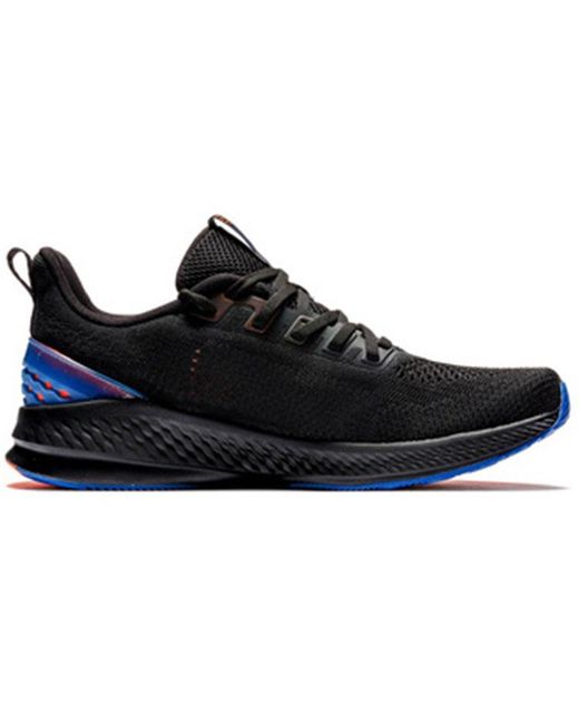 361 Degrees Black Ii Breathable Running Shoes for men