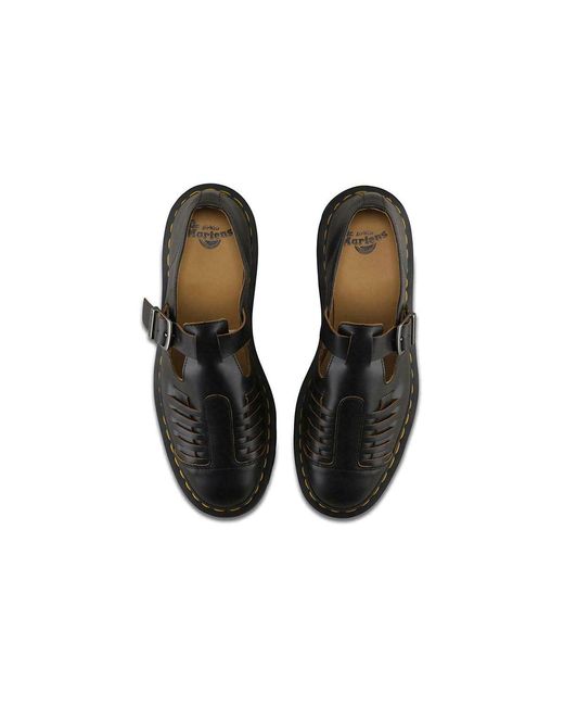 Dr. Martens Black Mica Sandal Sandals for men