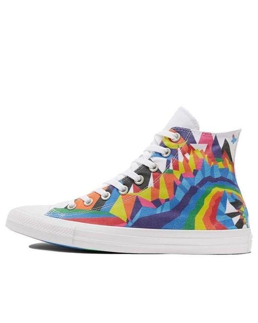 Converse Blue Chuck Taylor All Star High 'Pride' for men