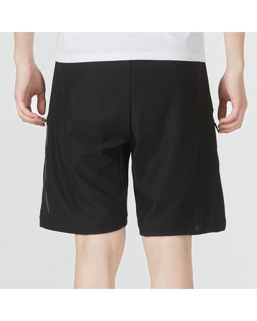 Adidas Black Wj Cl Kn Sh Solid Color Breathable Athleisure Casual Sports Knit Shorts for men