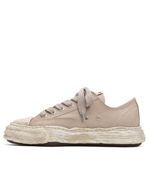 Maison Mihara Yasuhiro Brown Peterson23 Og Sole Over Dyed Canvas Low for men