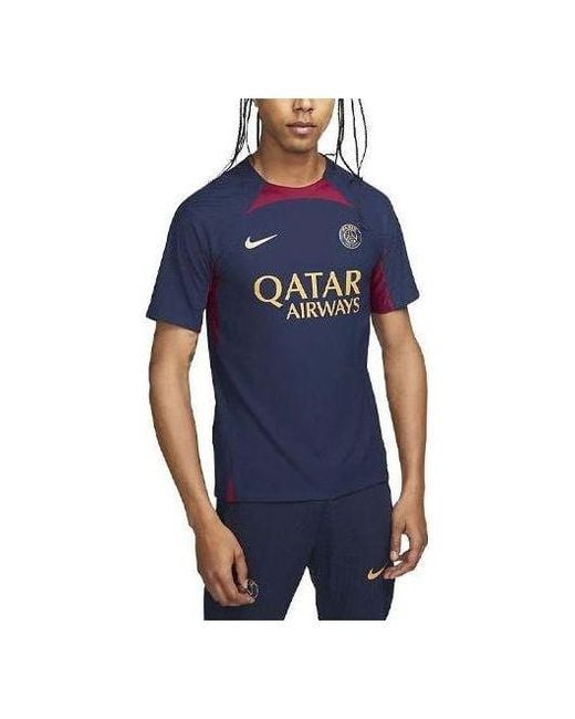 Nike Blue Dri-Fit Adv Paris Saint-Germain Jerseys for men