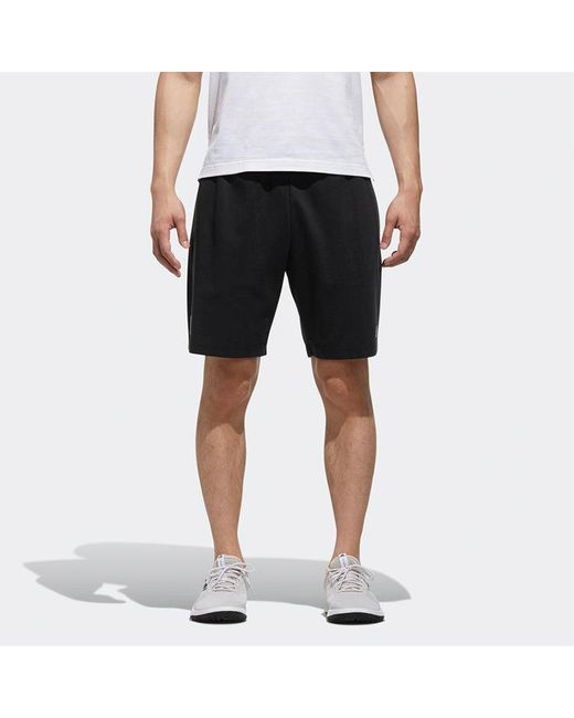 Adidas Black Wj Sh Tap Running Training Knit Shorts for men