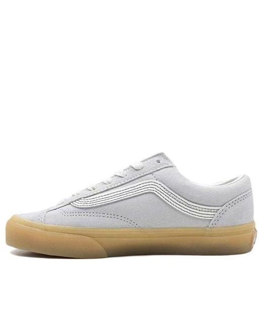 Vans White Style 36 Low Top Retro Casual Skate Shoes for men