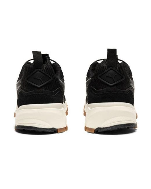 PUMA Black Trailfox Mts Water Thick Sole Low Top Casual Outdoor for men