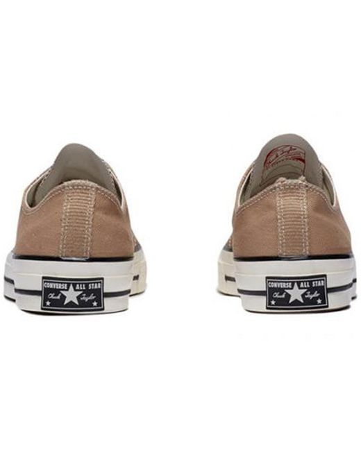 Converse Brown Chuck 70 Ox Low Tops Retro Skateboarding Shoes for men