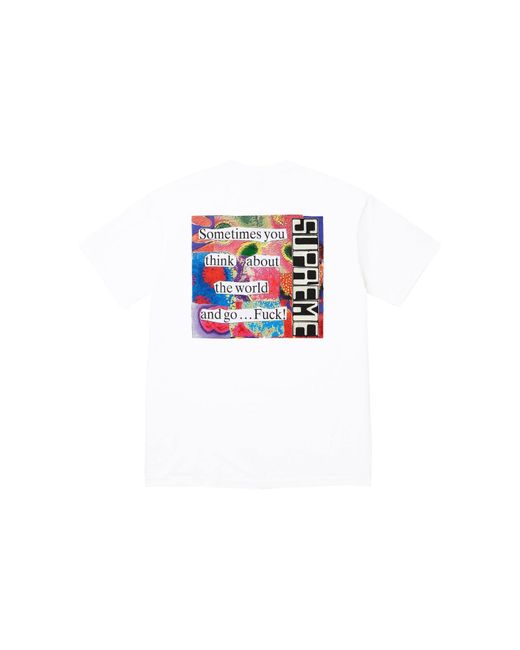 Supreme White Fw23 Week7 Static T-Shirt '' for men