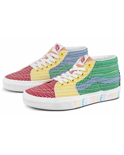 Vans Green Sk8-Mid 'Pride' for men