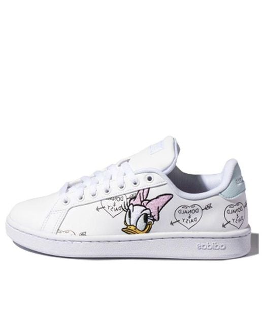 Adidas White (Wmns) X Disney Grand Court 'Daisy Duck'