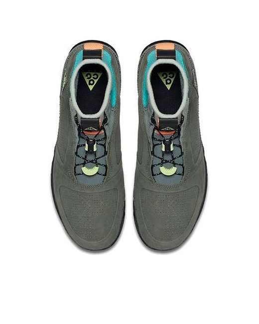 Nike Green Acg Ruckel Ridge Shoes for men