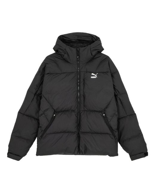 PUMA Black Down Jacket for men