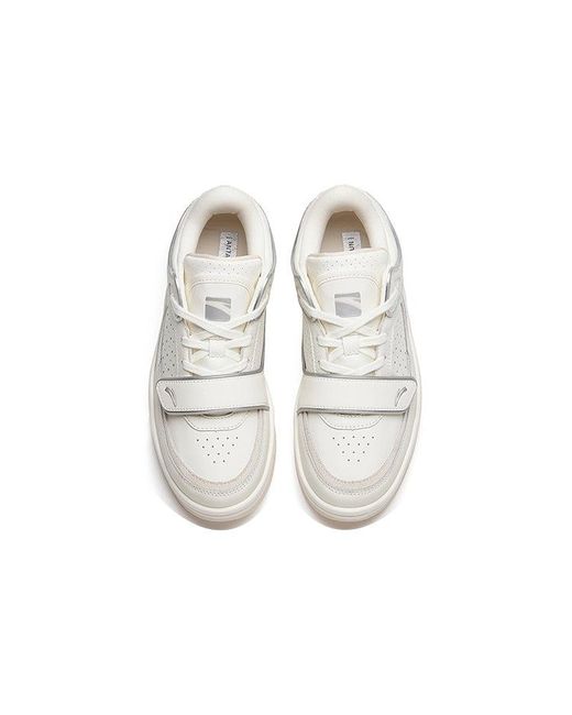 Anta White (Wmns) Skateboarding Series Sneakers