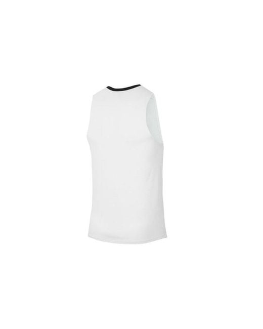 Nike White Dri-Fit Vest for men