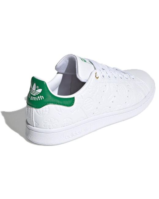 Adidas White (Wmns) Stan Smith 'Embossed Graphics
