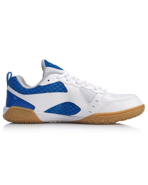 Li-ning Blue Ma Long Signature Table Tennis Shoes for men