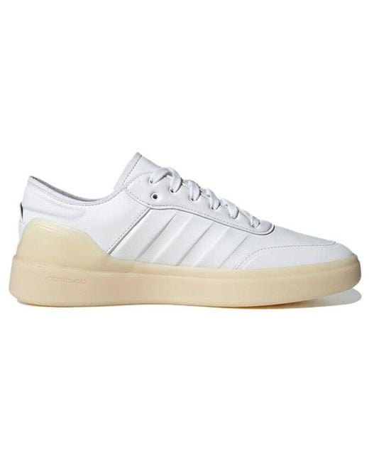 Adidas White Court Revival Shoes for men