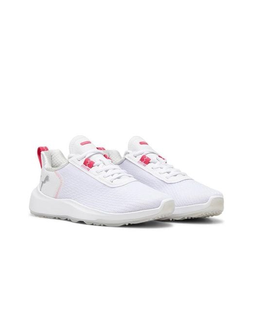 PUMA White (Wmns) Fusion Crush Sport Golf Shoes