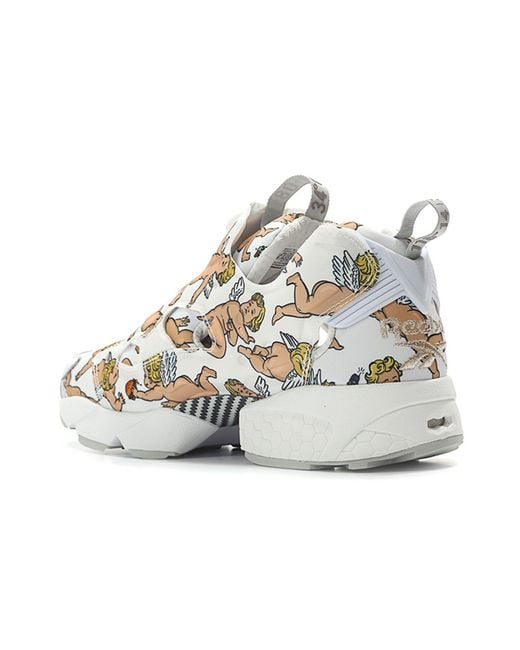 Reebok White Instapump Fury 'La' for men