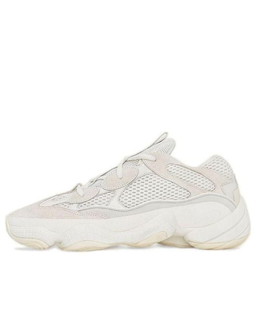 Adidas White Yeezy 500 'Bone' for men