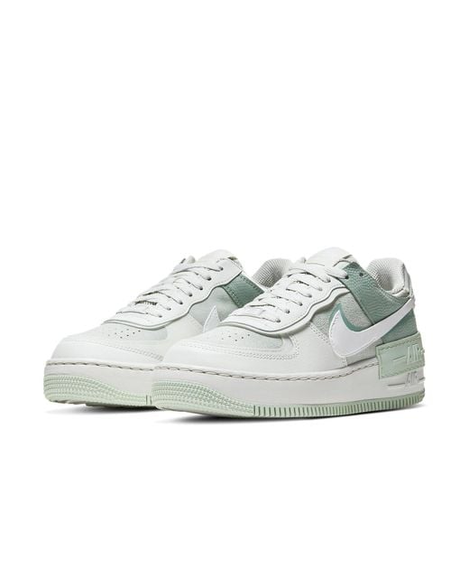 Nike White (Wmns) Air Force 1 Shadow 'Pistachio Frost'