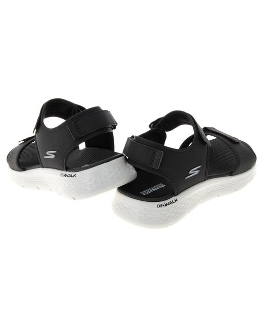 Skechers Black Go Walk Flex Sandal for men