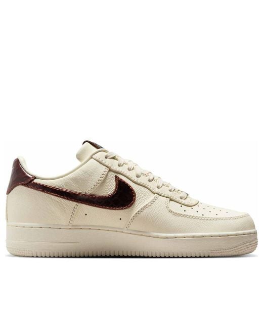 Nike Natural Air Force 1 '07 'Soft Pearl Croc' for men