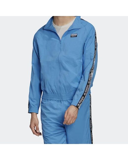 Adidas Blue Originals D-R.Y.V. Wsuit Windproof Jacket for men
