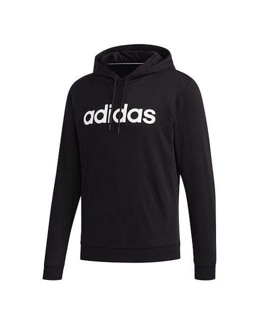 Adidas Black Neo Esntl Lg Hd Sports for men