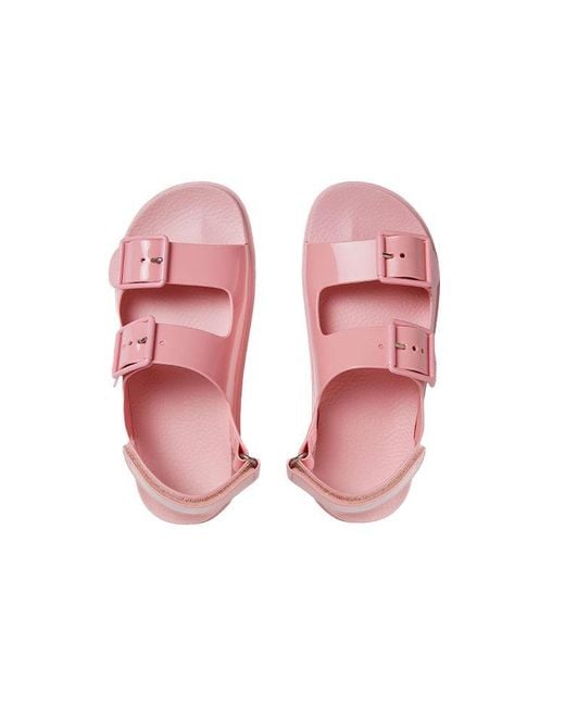 Gucci Pink (Wmns) Rubber Slingback Sandals