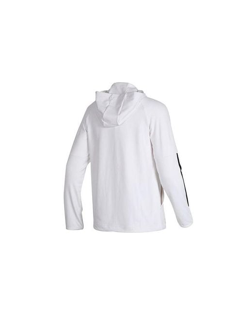 Adidas White (Wmns) 3S Fz Hoodie Training Hooded Jacket