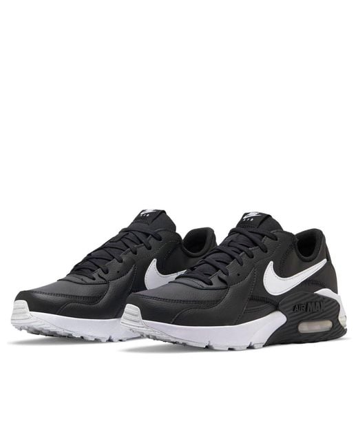 Nike Black Air Max Excee Leather for men