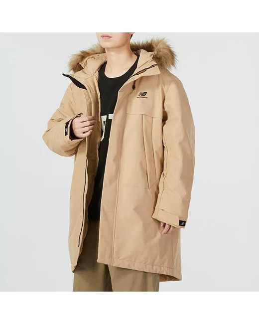 New Balance Natural Long Puff Down Jacket for men