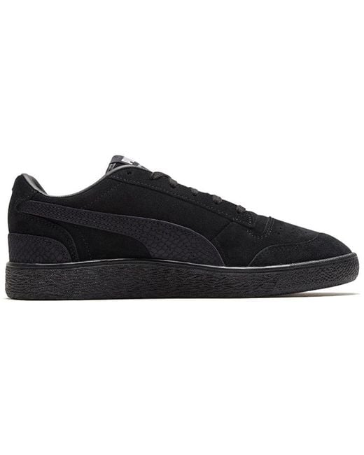 PUMA Black Ralph Sampson Lo Reptile for men
