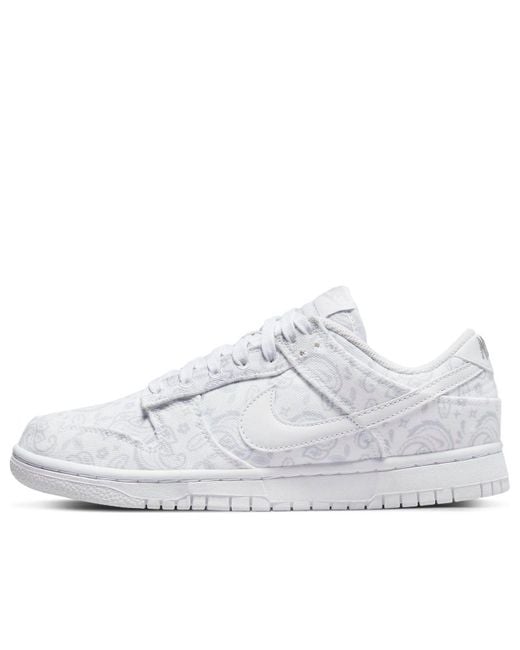 Nike White (Wmns) Dunk Low Paisley'