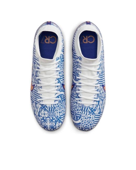 Nike Blue Mercurial Superfly 9 Academy Cr7 Mg for men