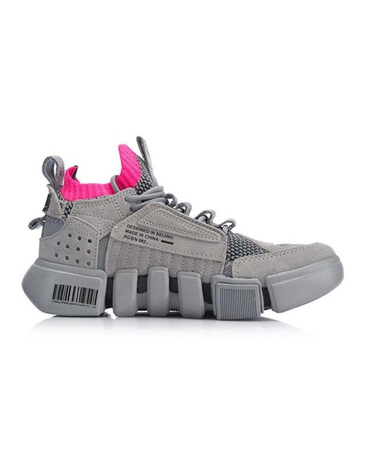Li-ning Gray (Wmns) Essence 2 Ace X Paris Fashion Week