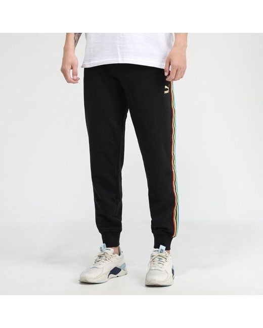 PUMA Black Tailored For Sport Unity Track Pants for men