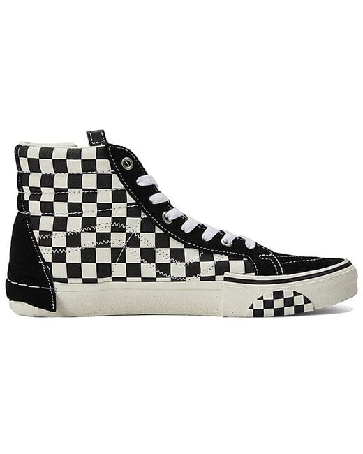 Vans Black Sk8-Hi Reissue Cap Skate Shoes for men