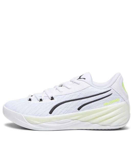 PUMA White All Pro Nitro for men
