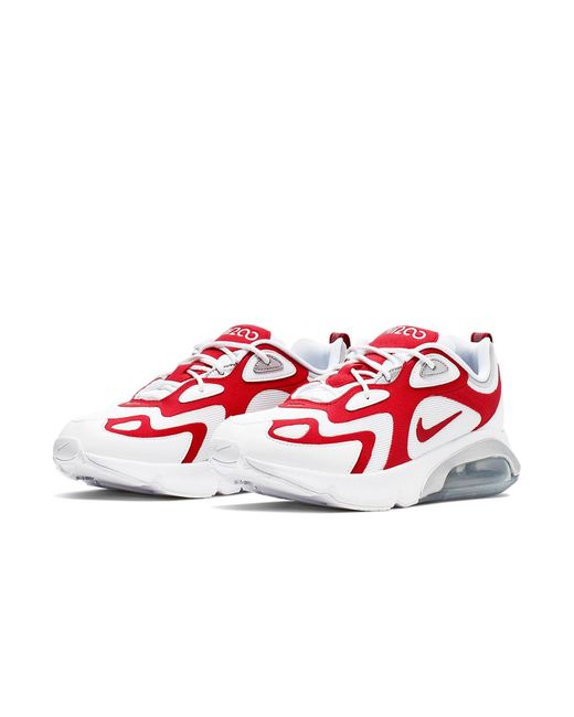 Nike Red Air Max 200 'University' for men
