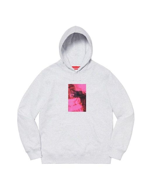 Supreme White X My Bloody Valentine Hooded Sweatshirt for men