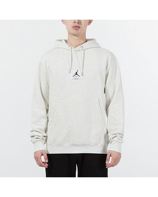 Nike White Statement Logo Casual Sports Autumn Hoodie for men