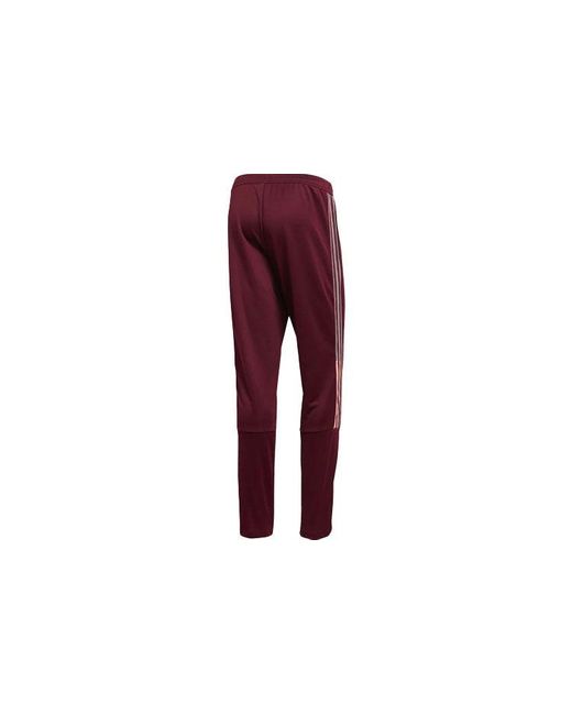 Adidas Red Mufc Travel Pnt Manchester United Soccer/Football Sports Long Pants for men