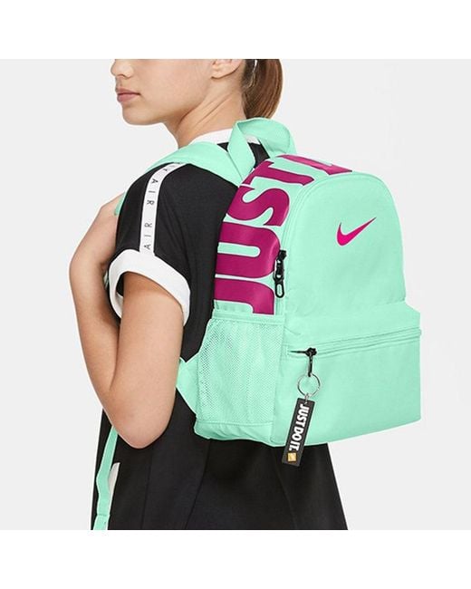 Nike Green Brasilia Just Do It Mini Backpack